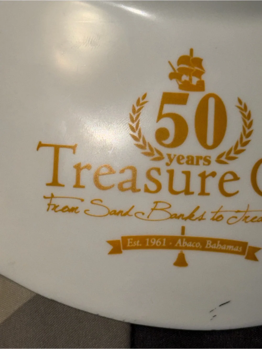 Treasure Clay Abaco Bahamas Comfort Visor Hat Cap Travel Collectible Vintage Use